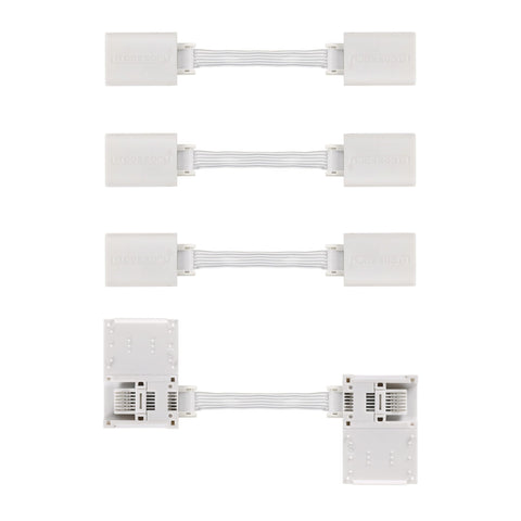 Litcessory flat, flexible cable enables smooth installations on corners.