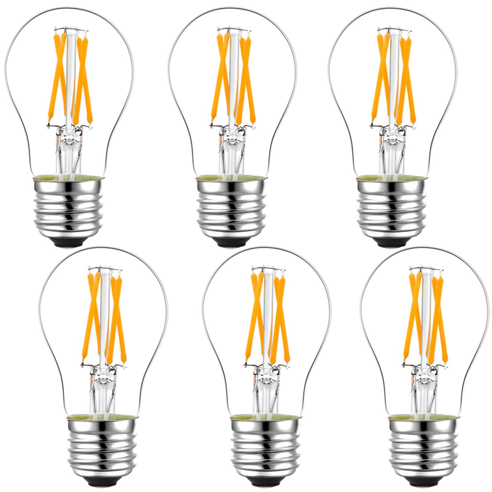 LiteHistory dimmable E26 LED bulb with 600 lm for fans and chandeliers.