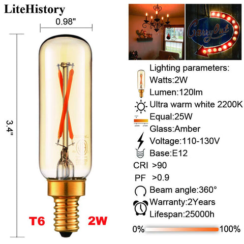 LiteHistory energy-saving bulb highlights 25W equivalent for eco-friendly home lighting.