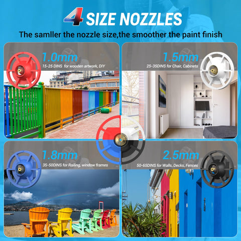 LITEKON large 1200ml container reduces refills during bigger jobs.