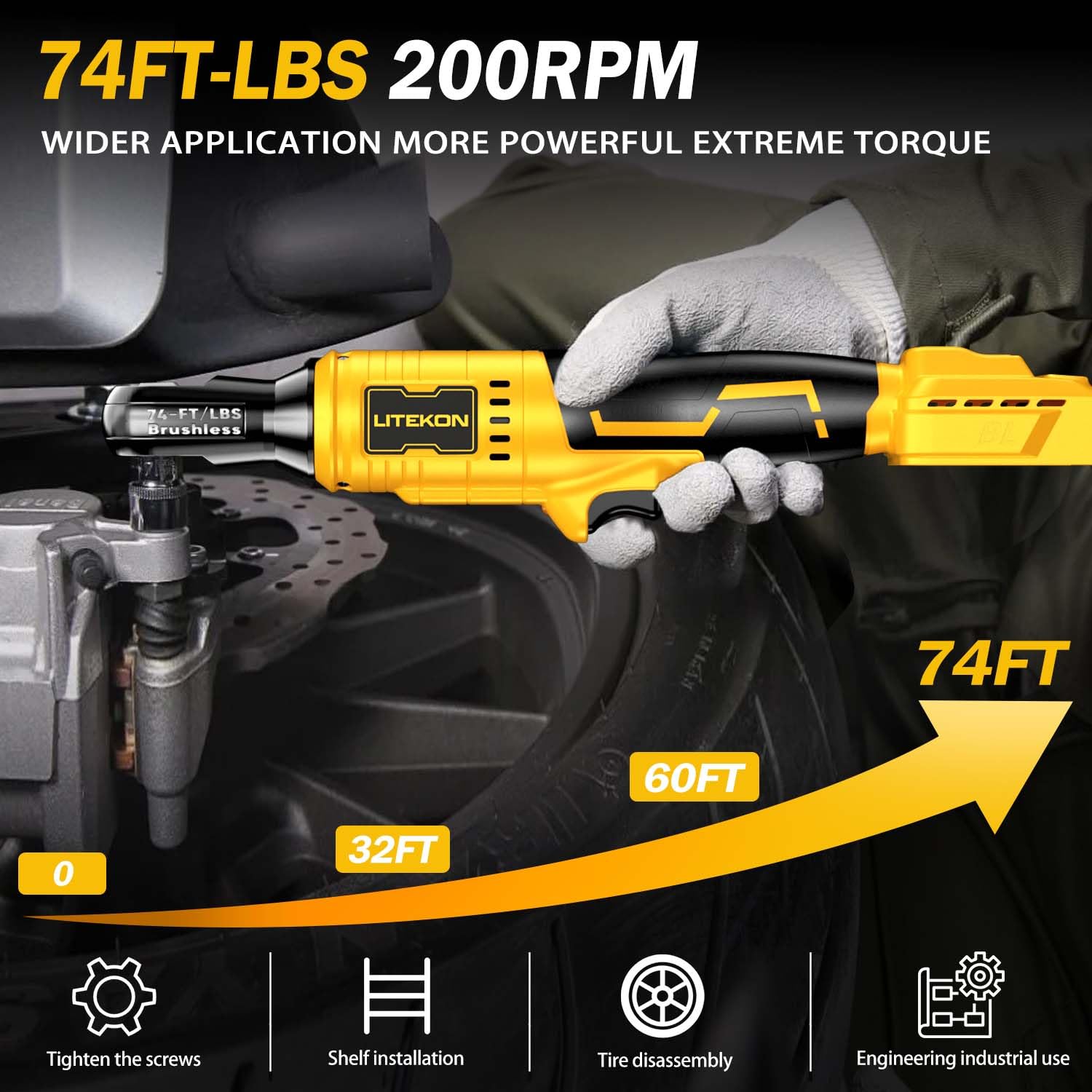 LITEKON infinitely variable speed control for precise tightening