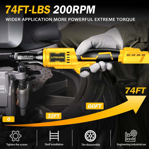 LITEKON infinitely variable speed control for precise tightening