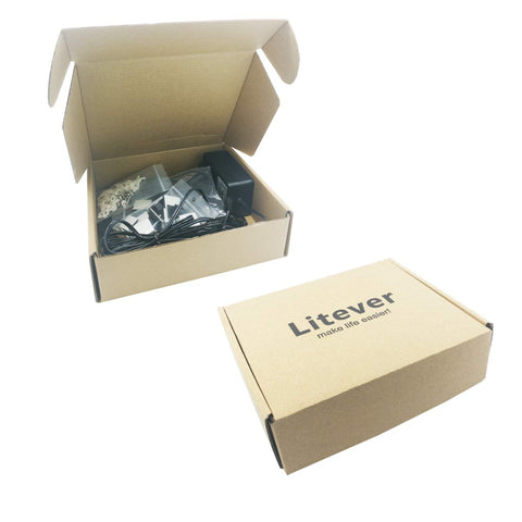 Litever slim LED strip design fits tight spaces without bulk.