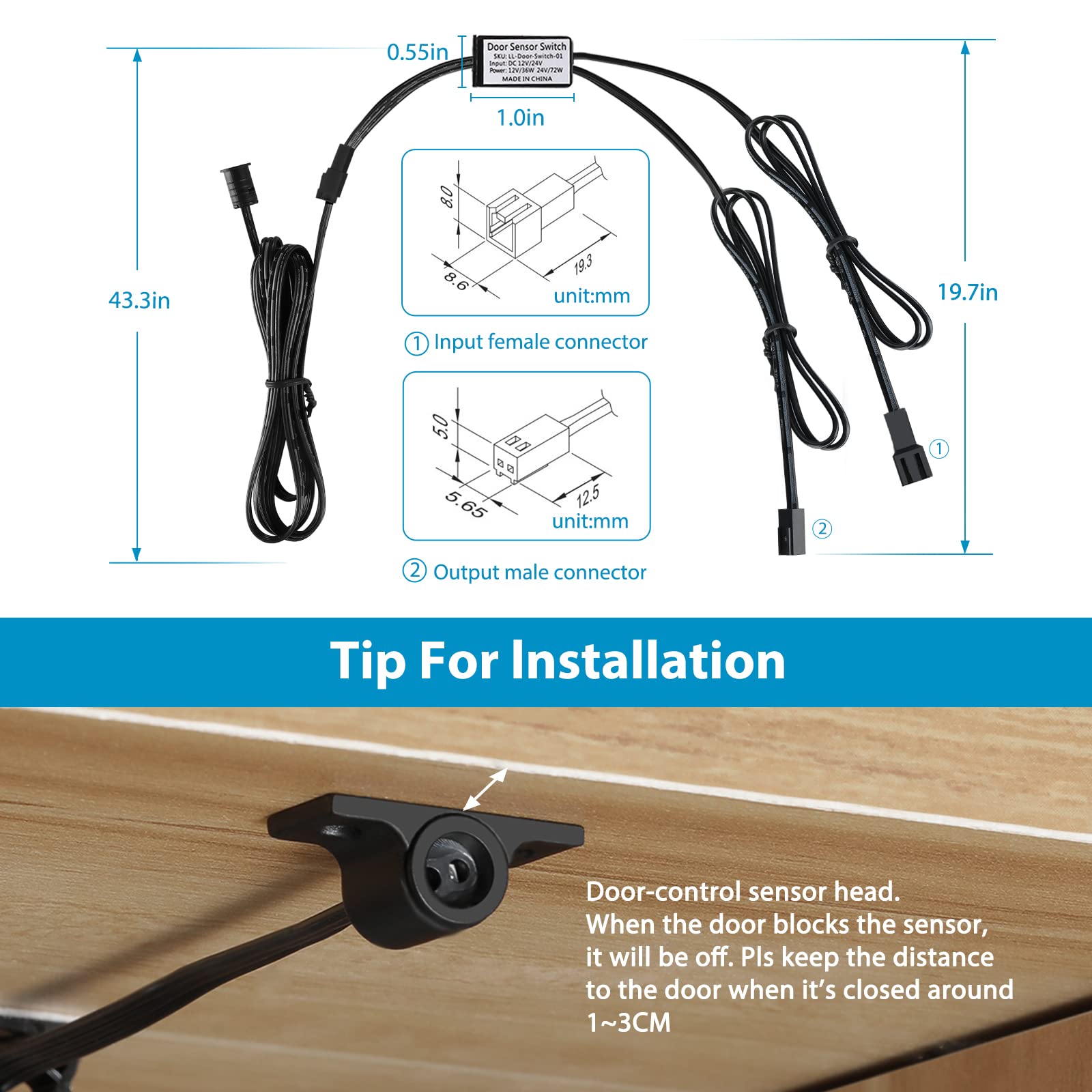 Litever full kit shows six bars connected for thorough coverage.