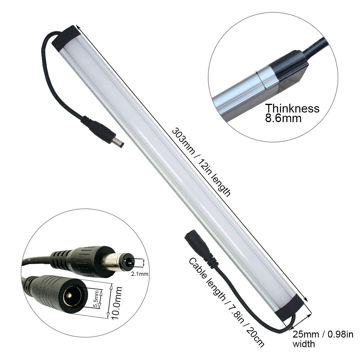 Litever included power supply supports reliable 120V input and 12V output.