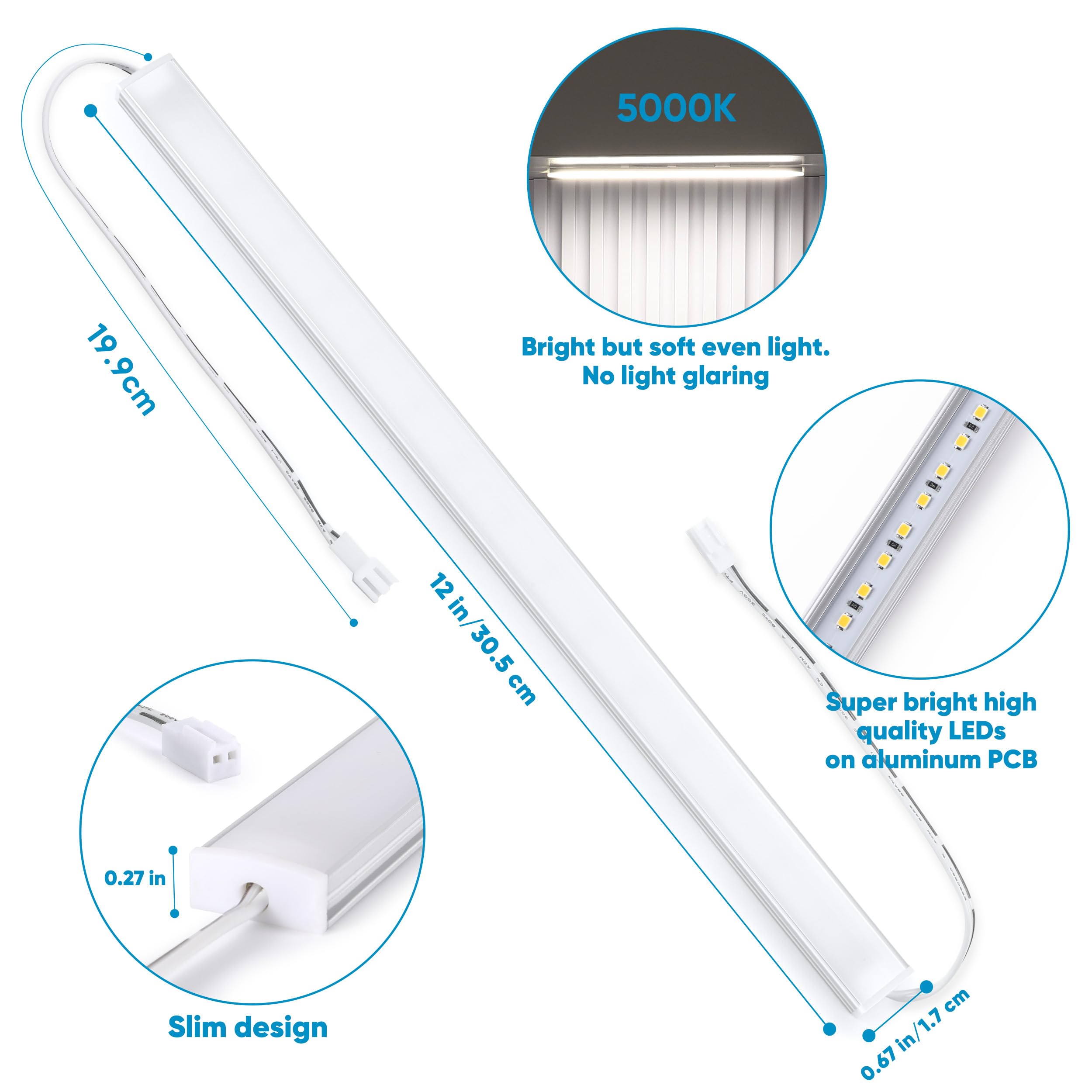 Litever includes mounting clips and adhesive pads for clean setup