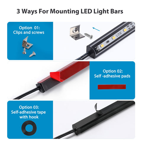 Litever LED Safe Light Kit daylight 5000K delivers natural-looking illumination