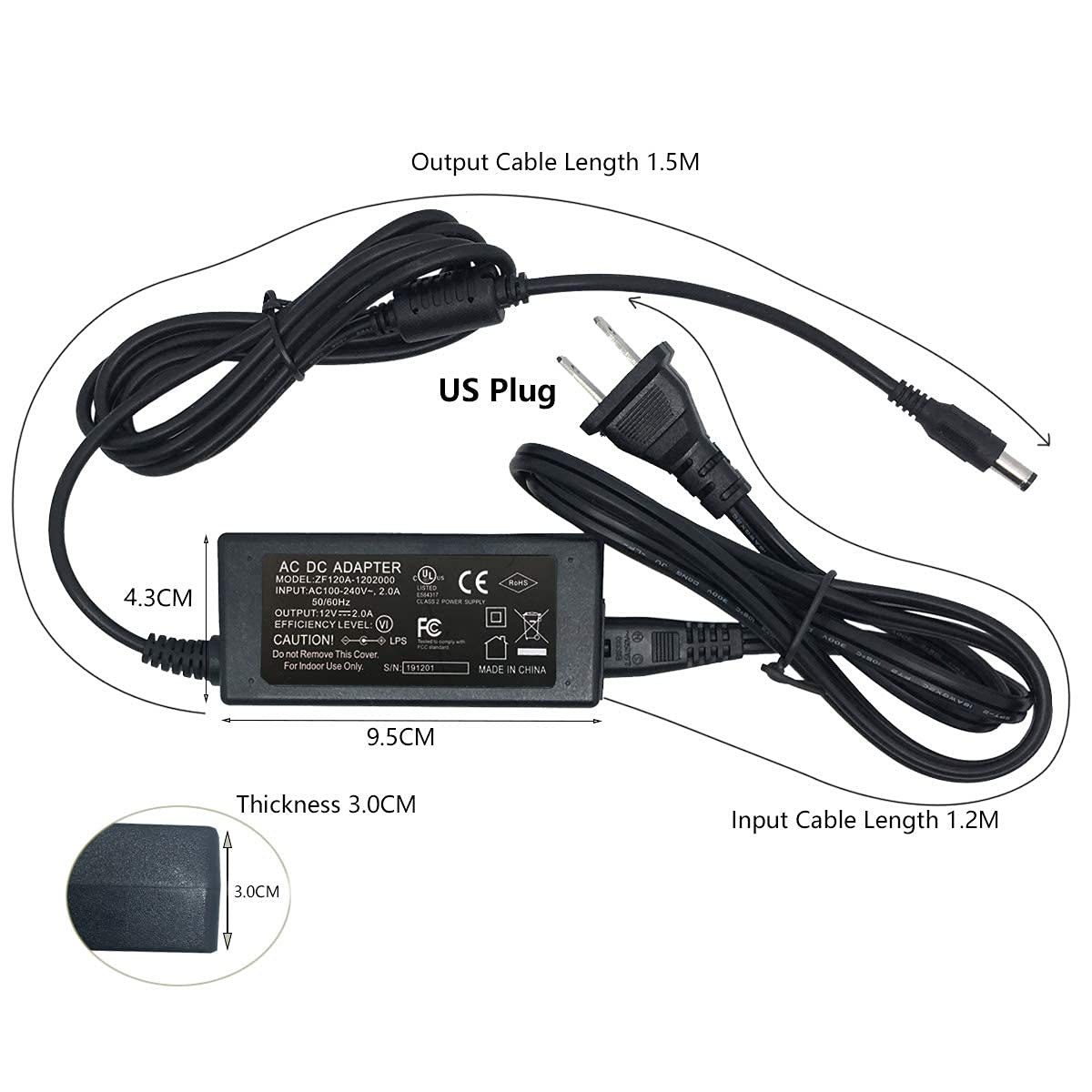 Litever 1000 lumen total output provides bright but gentle coverage.