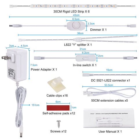 Litever power adapter class-2 design ensures safe, reliable operation.