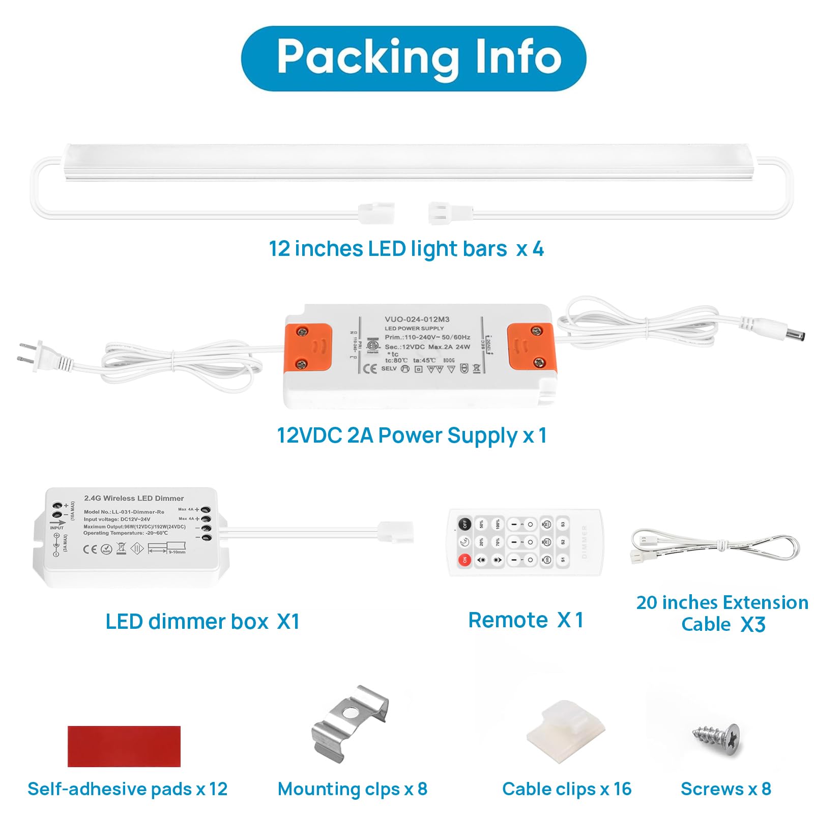 Litever remote control synchronizes lighting across multiple cabinets for seamless ambiance