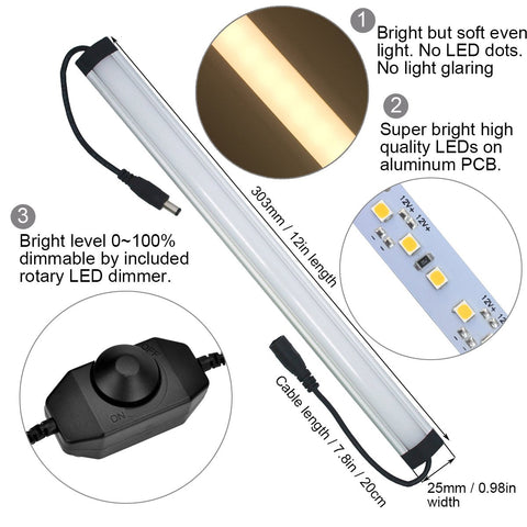 Litever soft, even light eliminates LED dots for cozy task lighting.