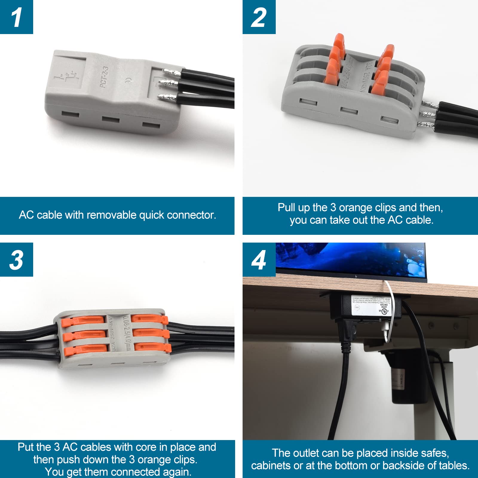 Litever two USB ports offer convenient 5V 1A charging.