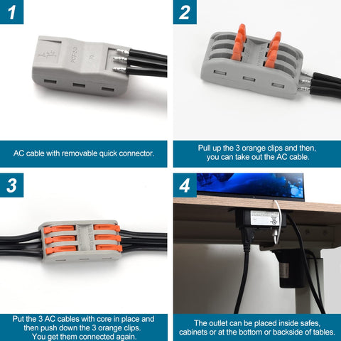 Litever two USB ports offer convenient 5V 1A charging.