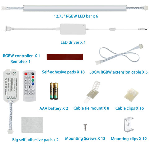 Litever white 5000K LED strips deliver clean daylight-like cabinet illumination.