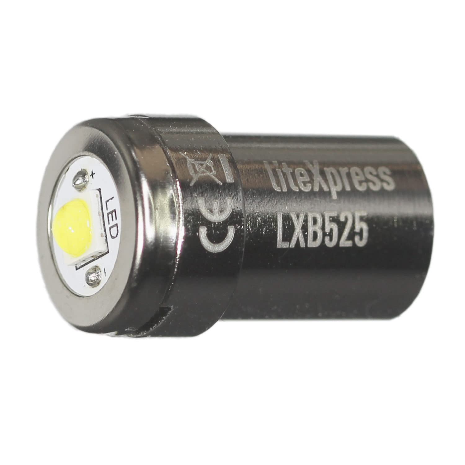 LiteXpress LXB525 two-mode LED for adjustable torch output.