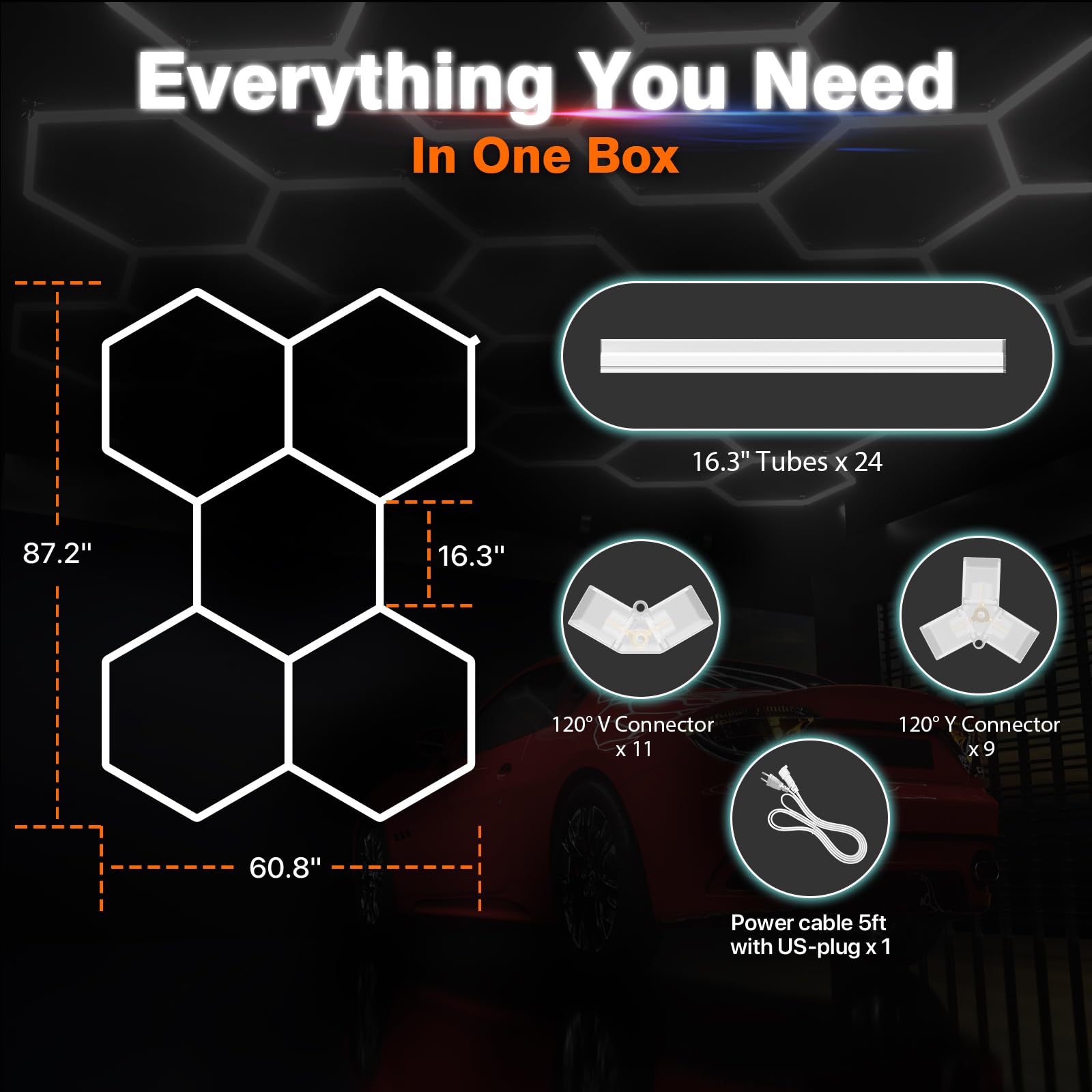 Litezone hexagon flame-retardant connectors for safer installations