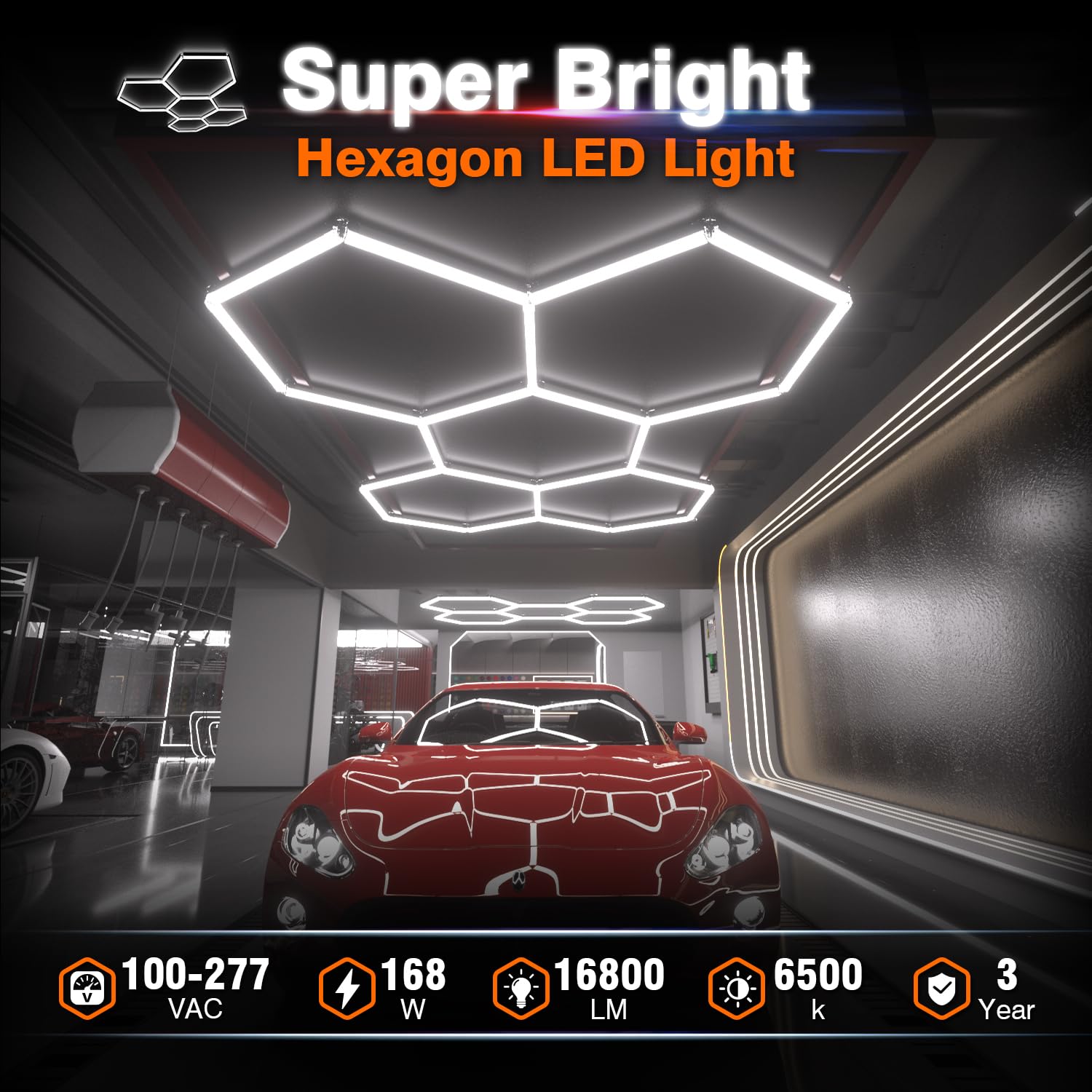 Litezone hexagon optical-panel showing high transmittance and durability