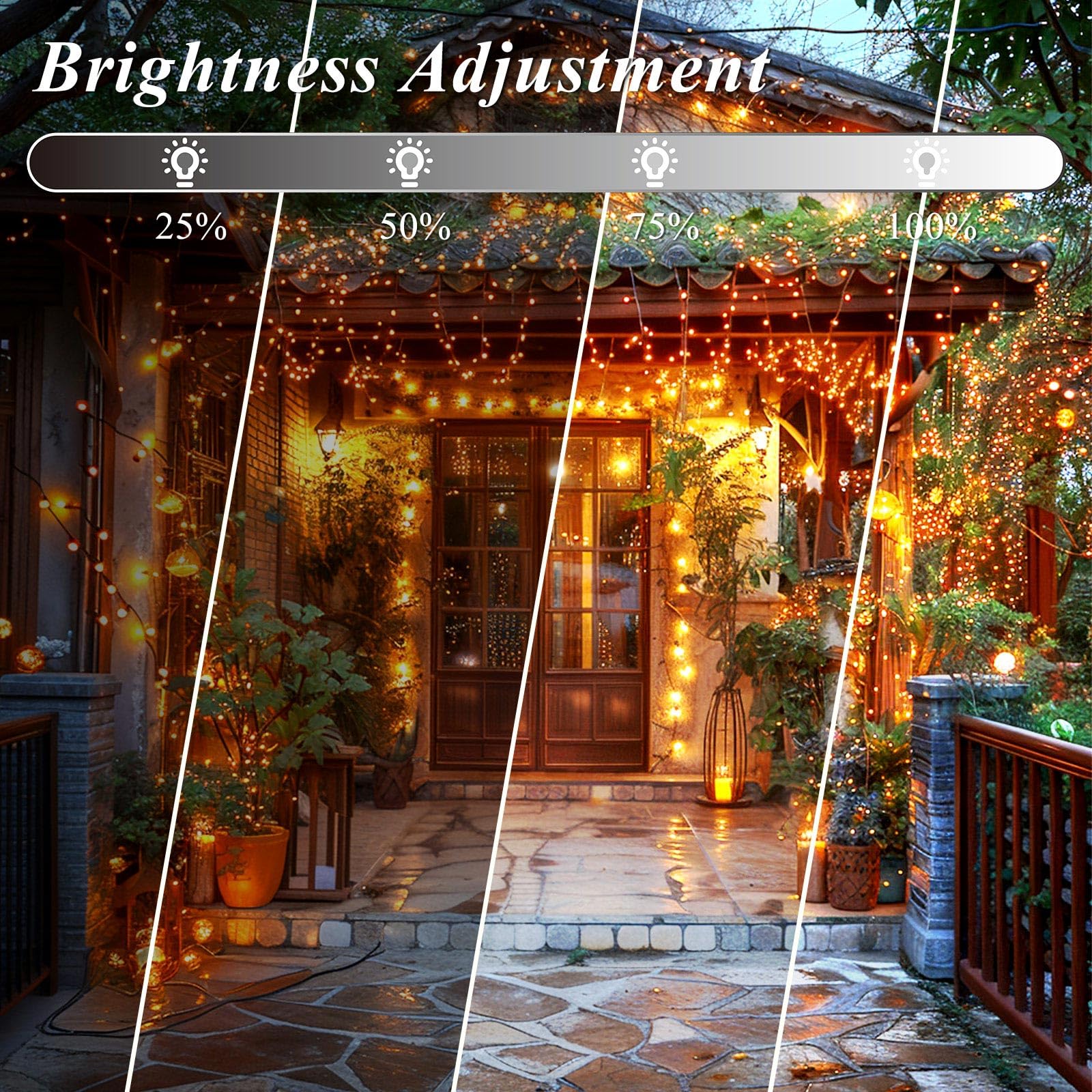 LitHome 35 colors and 9 modes cover festive and ambient decor styles.