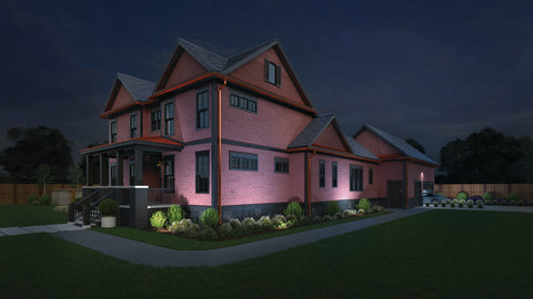 Lithonia ESXF adjustable brightness and color temperature options.