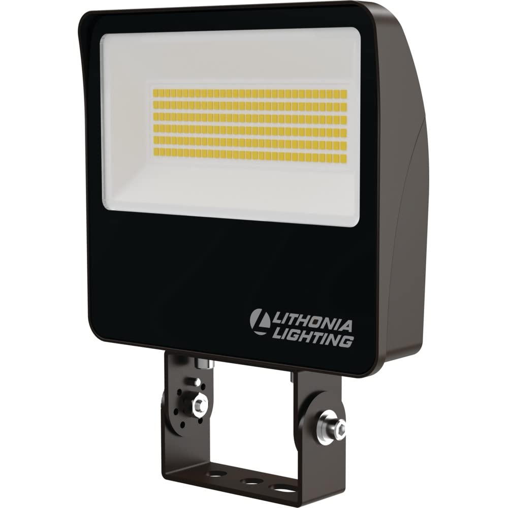 Lithonia ESXF yoke mount installation enabling pole or ground mounting.