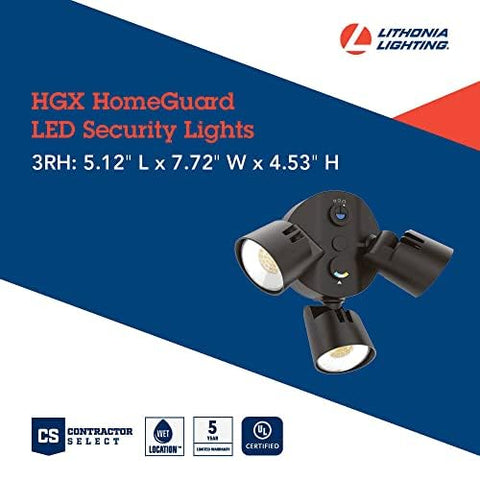 Lithonia HomeGuard offers three color temps to tailor outdoor ambiance.