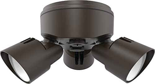 Lithonia HomeGuard tool-less adjustable heads allow precise aiming.