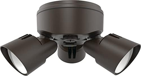 Lithonia HomeGuard tool-less adjustable heads allow precise aiming.