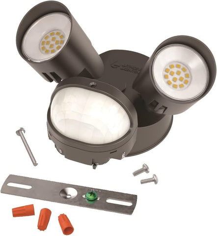 Lithonia HomeGuard wet-location rated fixture withstands rain and humidity.