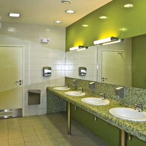 Lithonia Lighting Basics compact profile saves ceiling space.