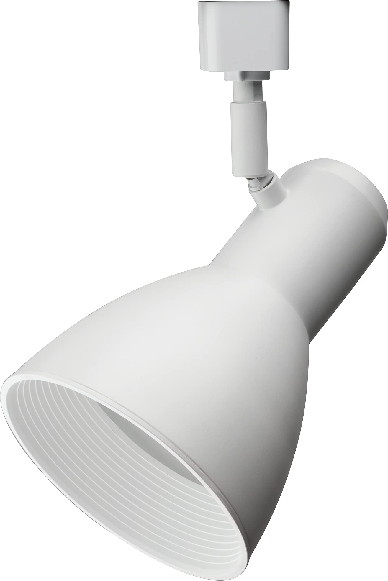 Lithonia BR30 MW track head with multi-directional baffle for targeted lighting.