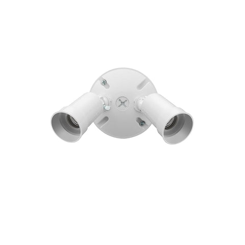 Wet-location rated outdoor fixture withstands rain and humidity for reliable security lighting.