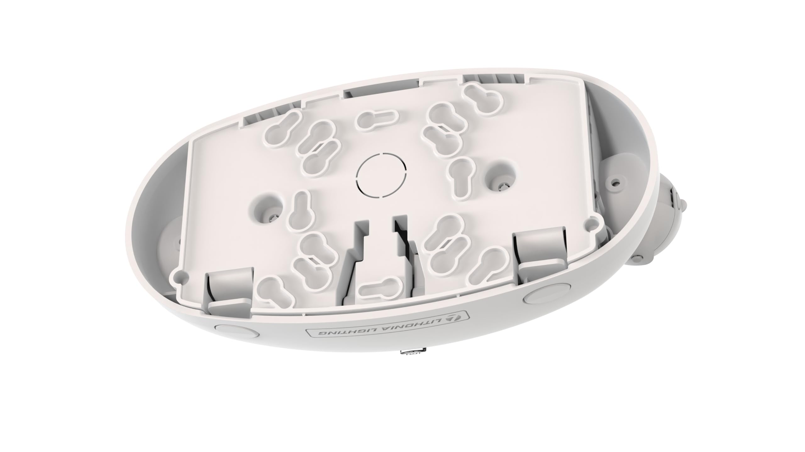 Lithonia Quantum emergency light damp location rating for indoor use