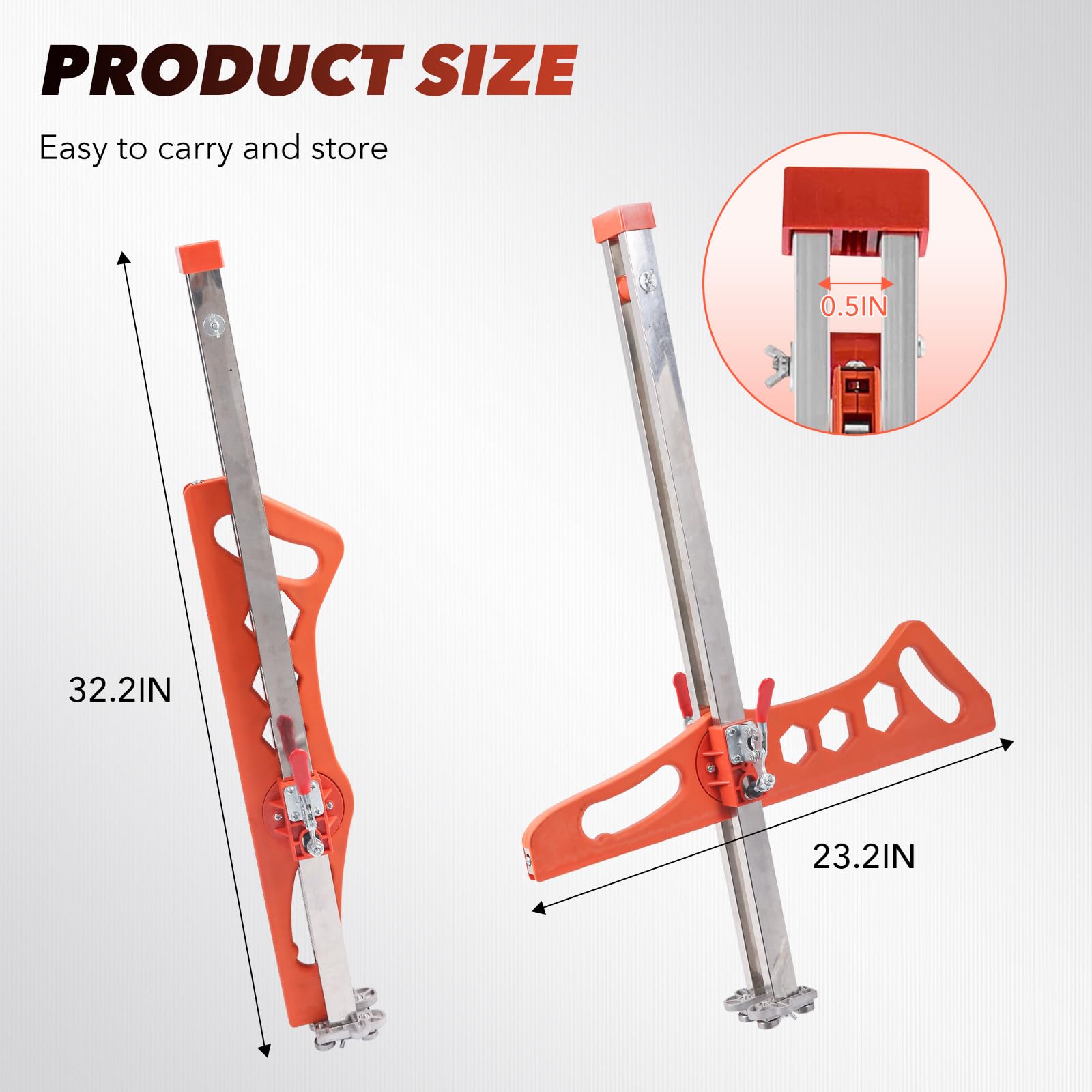 Litigers drywall cutter kit easy-assembly steps for quick setup on site.
