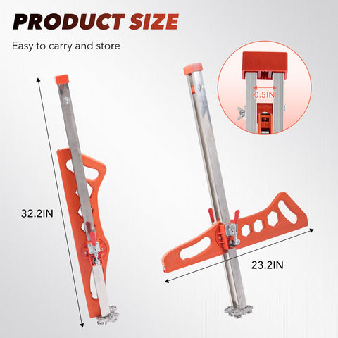 Litigers drywall cutter kit easy-assembly steps for quick setup on site.