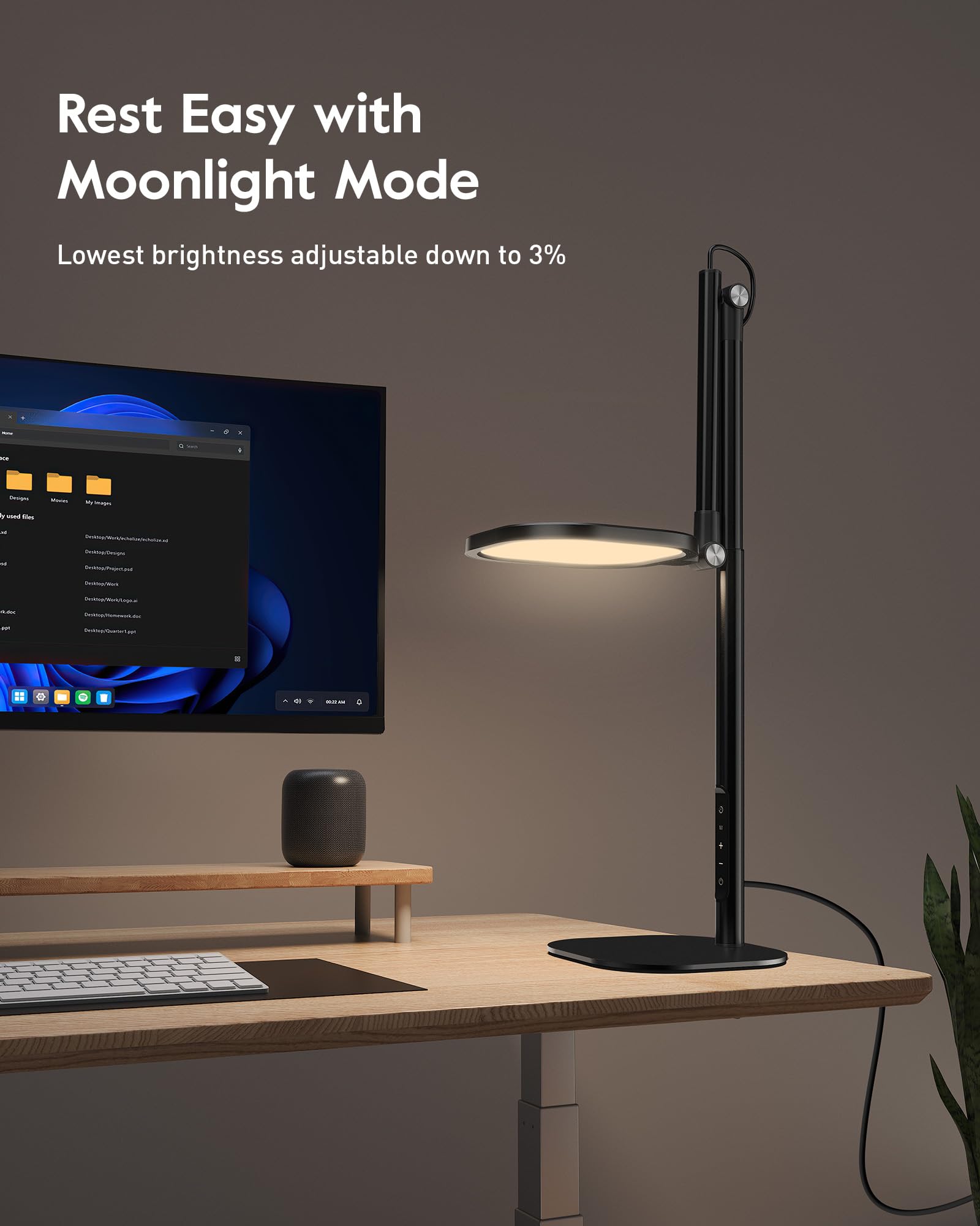 LitONES memory function recalls your preferred lighting setup for quick use.