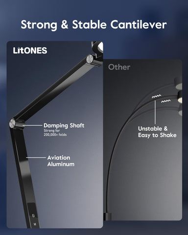 LitONES base stays steady during busy work sessions.