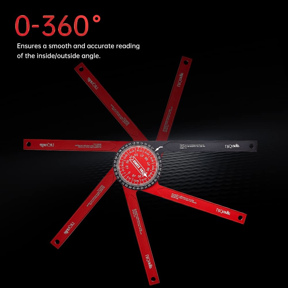 LitOrange thick aluminum body resists bending in tough jobsite conditions