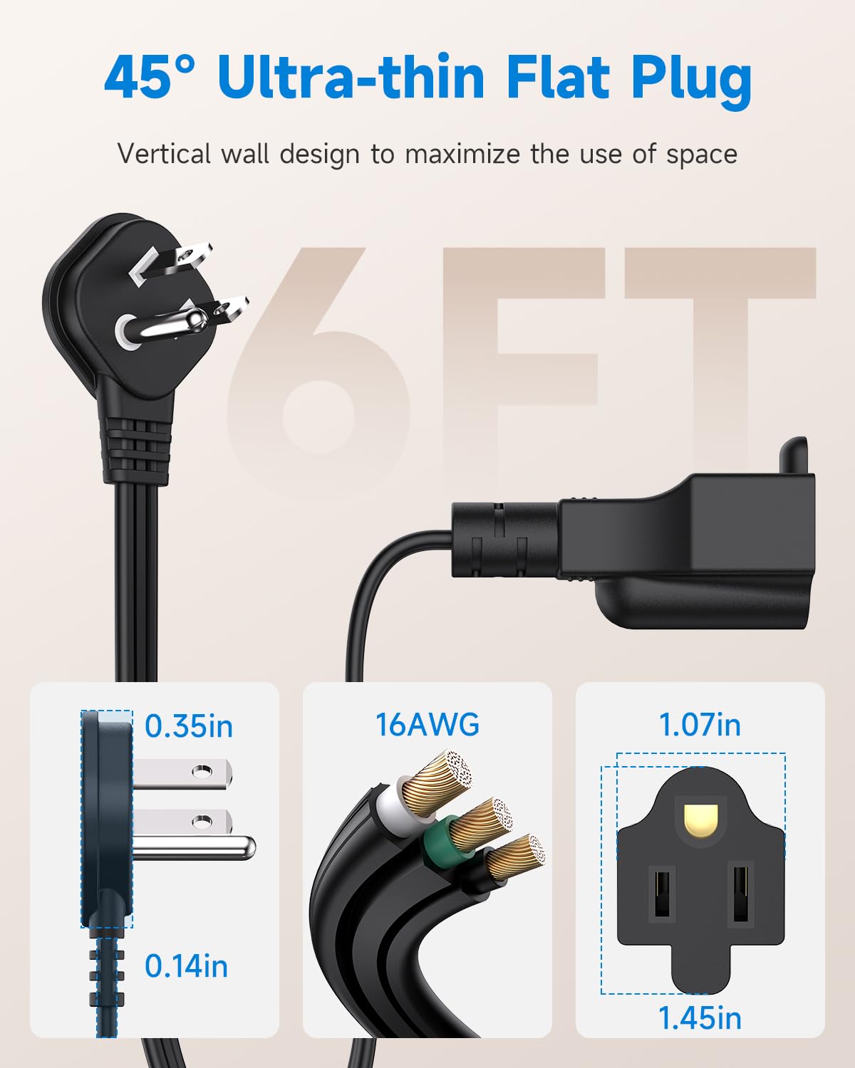 LitStar 13A/1625W rating handles common appliances with room to spare.
