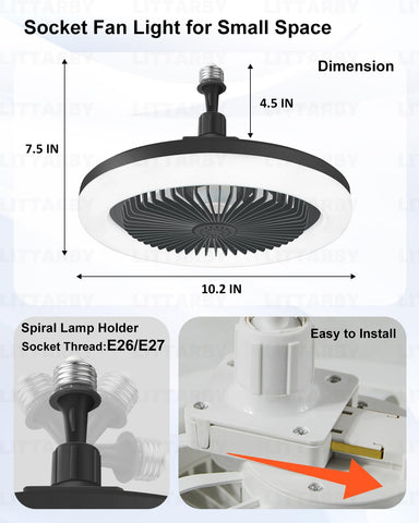 LITTARBY 3-color temperature feature from warm to cool lighting