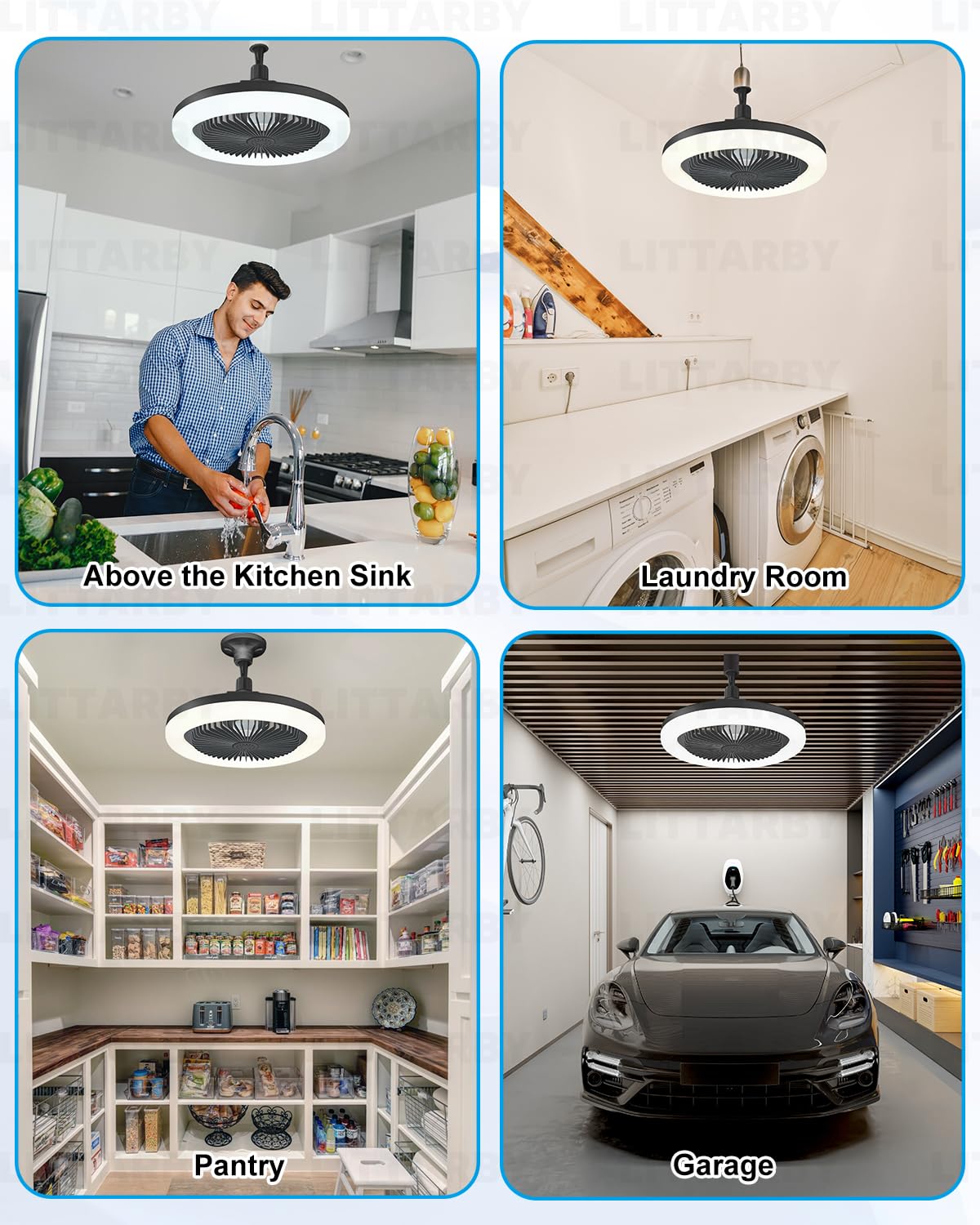 LITTARBY compact design suitable for kitchens and closets