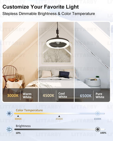 LITTARBY enclosed design provides safe operation around kids and pets