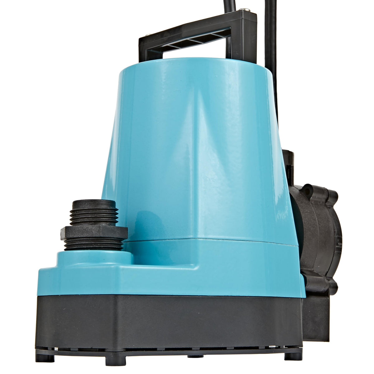 Little Giant 5-ASP-LL pump front view shows compact submersible design