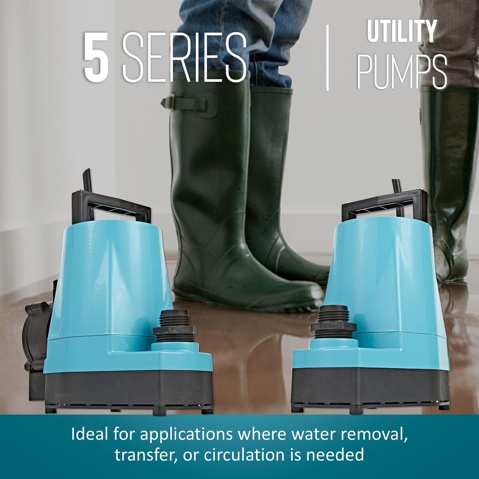Little Giant 5-MSP with 18-foot cord enables flexible placement near outlets.