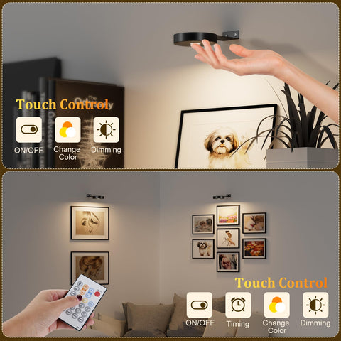 Little Joke art light for photo frames enhances displays.