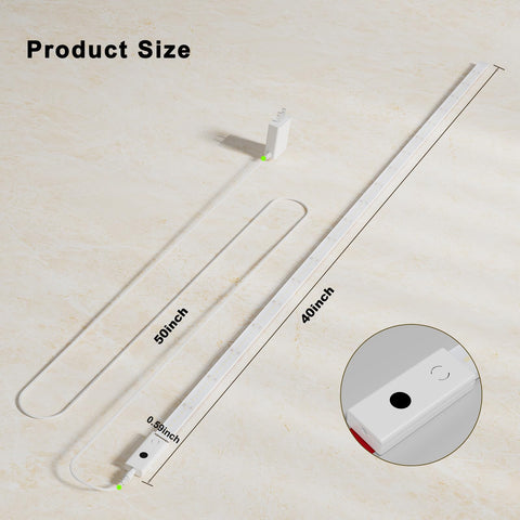 Little Joke cuttable 6mm slim design fits tight spaces above cabinets