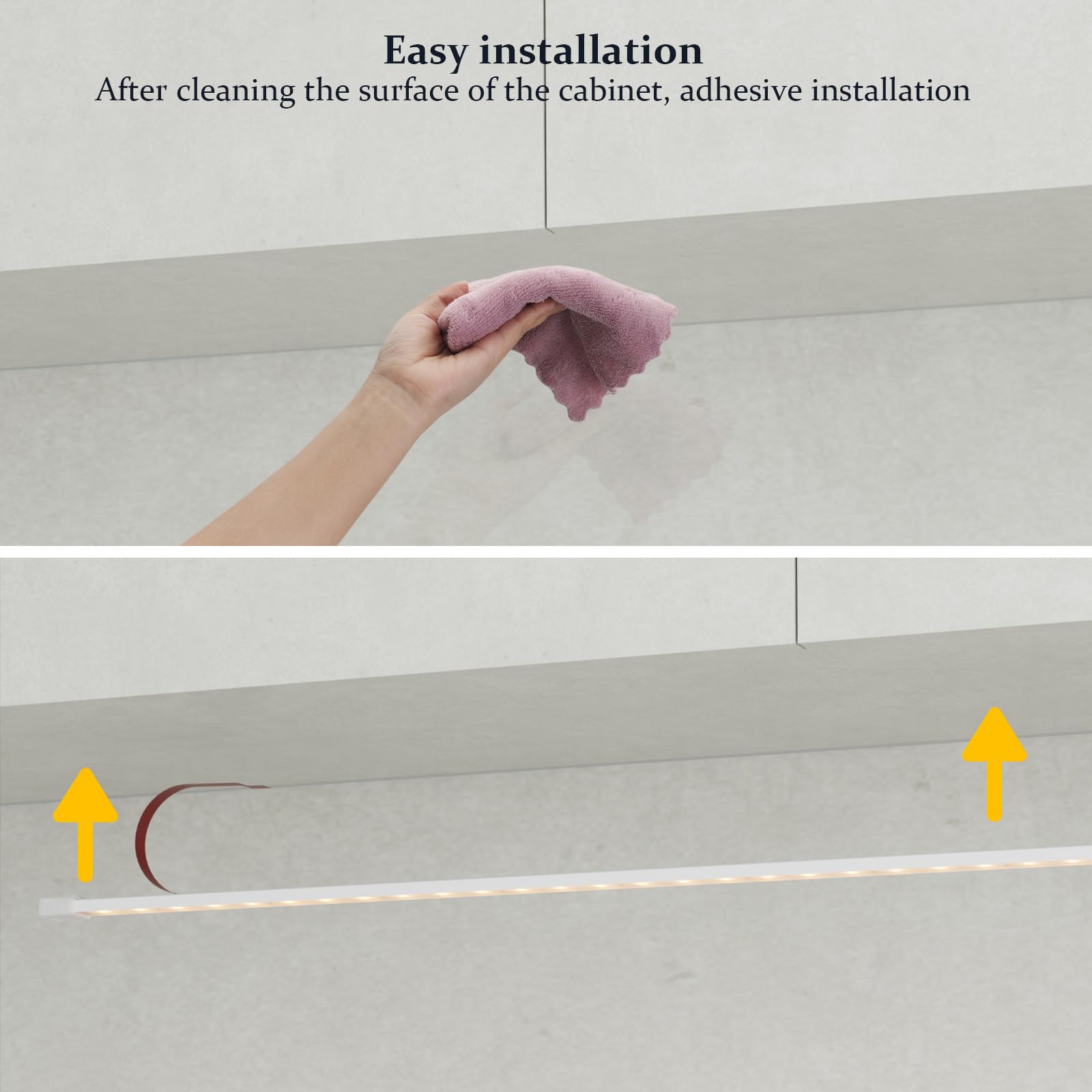 Little Joke dimmable under-cabinet light with timer for schedules