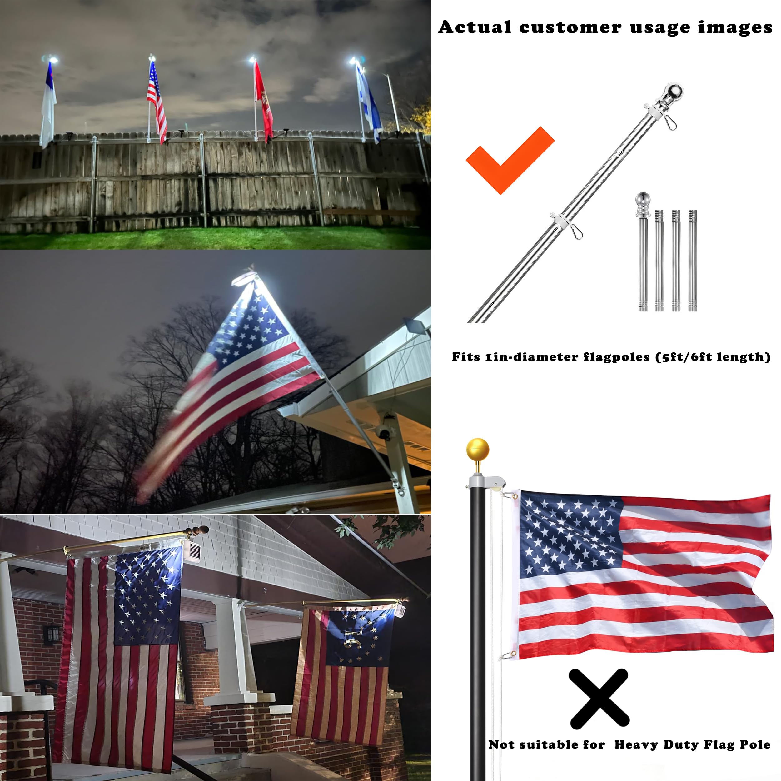 Compact dimensions keep a neat outdoor profile while delivering dependable light.
