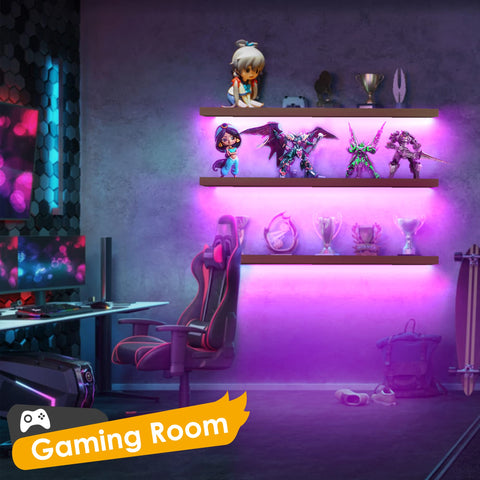 Little Joke color-changing shelf light for vibrant room accents
