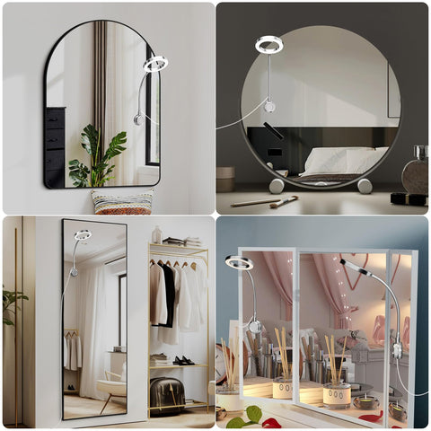 Little Joke silver vanity light adds modern finish to bathroom