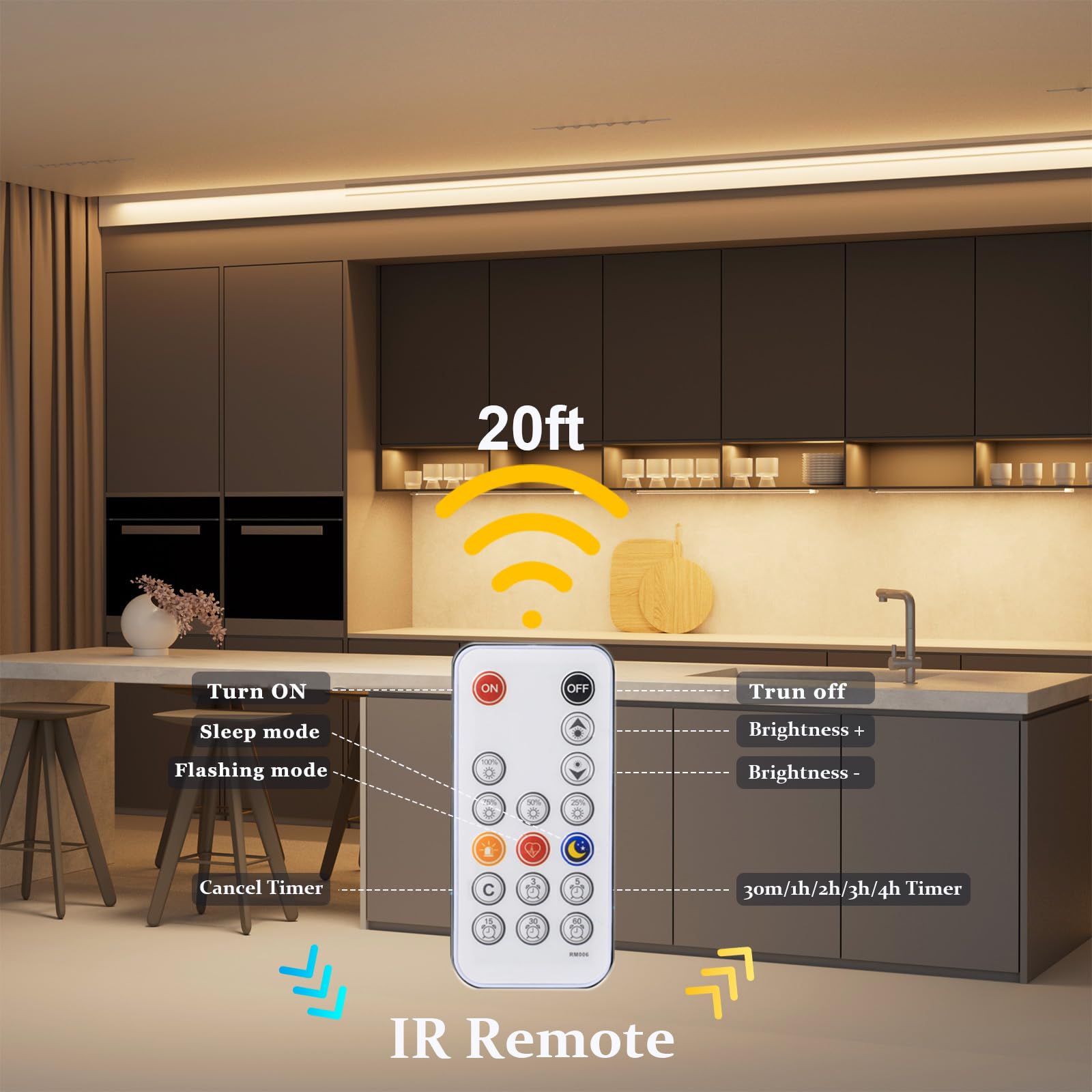 Little Joke stick-on installation requires no drilling on shelves